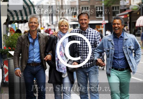 Amsterdam 8 juli 2015  
Frank Sanders met goede vriend Steve Moonen en Bas..en..