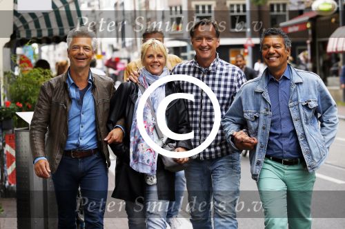 Amsterdam 8 juli 2015  
Frank Sanders met goede vriend Steve Moonen en Bas..en..