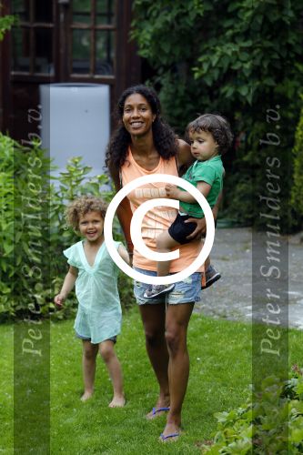 Zandvoort 12 juni 2015
Georgina Kwakye met haar twee kinderen