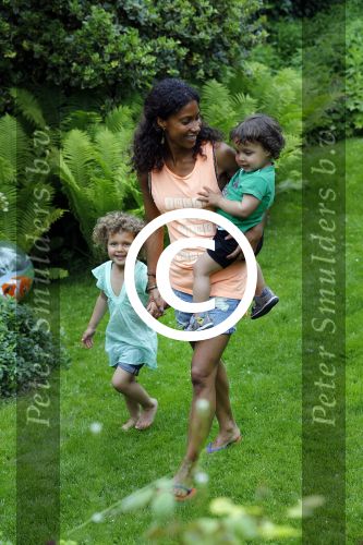 Zandvoort 12 juni 2015
Georgina Kwakye met haar twee kinderen