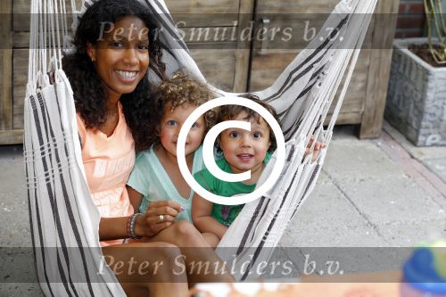 Zandvoort 12 juni 2015
Georgina Kwakye met haar twee kinderen