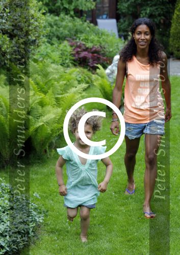 Zandvoort 12 juni 2015
Georgina Kwakye met haar twee kinderen