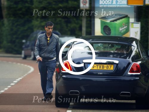 Amsterdam 14 juni 2015
Gerard Spong met zijn hondje in zijn nieuwe Bentley