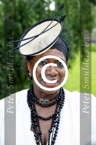 Haarzuilens 17 juni 2015
Haringparty op kasteel de Haar. Gerda Havertong met man