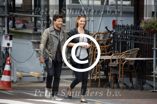 Amsterdam 17 juli 2015
Geza Weiz met een vriendin.