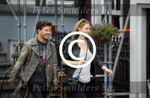 Amsterdam 17 juli 2015
Geza Weiz met een vriendin.