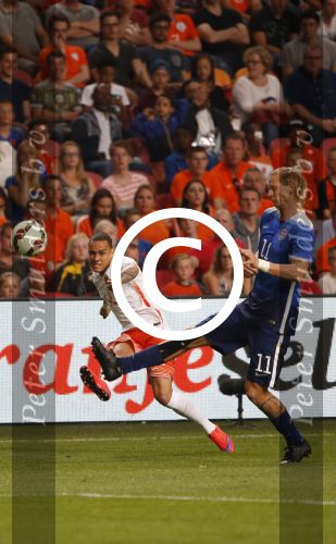 Amsterdam, 5 Juni 2015 
Vriendschappelijke interland Nederland-USA, Eindstand 3-4
Gregory v d Wiel