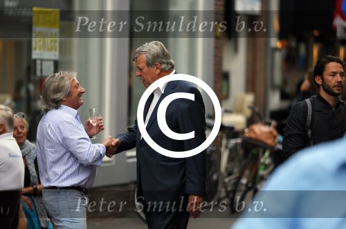 Den Haag 16 juli 2015
Verjaardagsfeestje Frits Huffnagel in Den Haag. ivo Opstelten