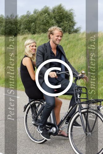 Volendam Katwoude 15 augustus 2015
Trouwen Jaap en Jenny Kwakman. Jan de Witte met vriendin