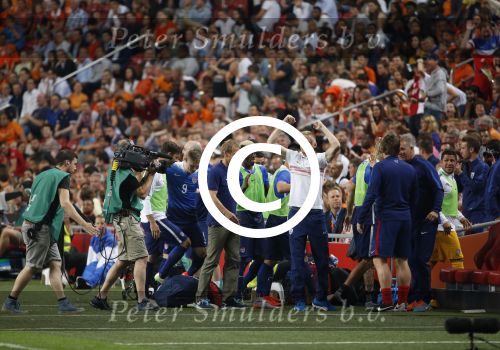 Amsterdam, 5 Juni 2015
Vriendschappelijke interland Nederland-USA, eindstand 3-4
Jurgen Klinsman