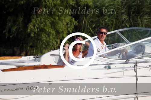 Nigtevecht 13 augustus 2015
Jurgen Smit en Milika Peterzon varen met hun boot en hond op de vecht.