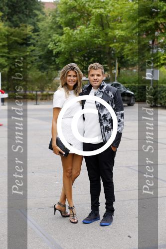 Amsterdam 12 juli 2015  
Modeshow op de amsterdam fashion week. Kim Kotter en Jaap Reesema