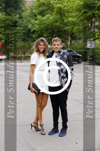 Amsterdam 12 juli 2015  
Modeshow op de amsterdam fashion week. Kim Kotter en Jaap Reesema
