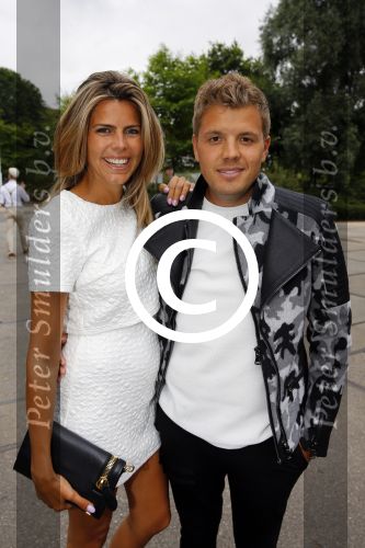 Amsterdam 12 juli 2015  
Modeshow op de amsterdam fashion week. Kim Kotter en Jaap Reesema