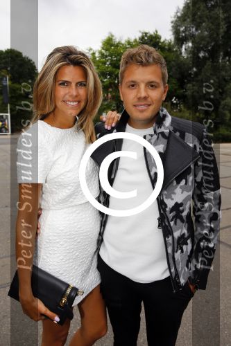 Amsterdam 12 juli 2015  
Modeshow op de amsterdam fashion week. Kim Kotter en Jaap Reesema