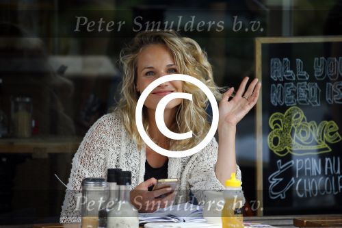 Amsterdam 12 augustus 2015
Kimberly Klaver op terras in Amsterdam zuid