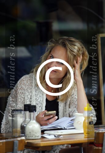 Amsterdam 12 augustus 2015
Kimberly Klaver op terras in Amsterdam zuid