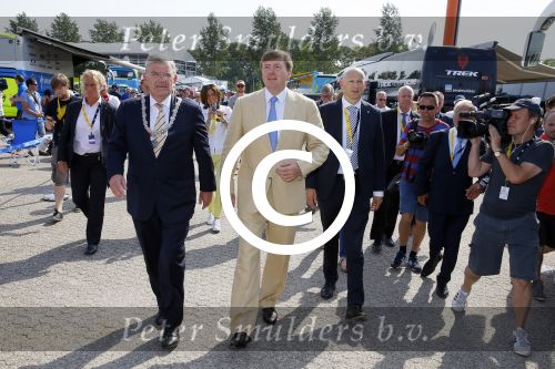 Utrecht 4 juli 2015
Tour de France start met de proloog in Utrecht. Koning Willem Alexander met burgemeester Jan v Zanen Joop Zoetemelk Richard Plugge (team Lotto  Jumbo)