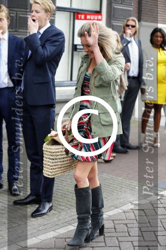 Amsterdam 20 juni 2015 
Trouwen Kimberley Klaver en Bas Schothorst in de Duif in Amsterdam. Lauren Verster