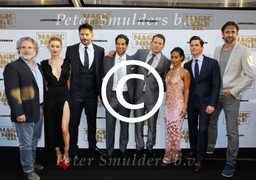 Amsterdam 1 juli 2015
Premiere Magic Mike XXL in Tuschinski in aanwezigheid van de cast met Channing Tatum Matt Bomer Joe Manganiello Adam RodriguezAmber Heard Jada Pinkett Smith en regisseur Gregory Jacobs.