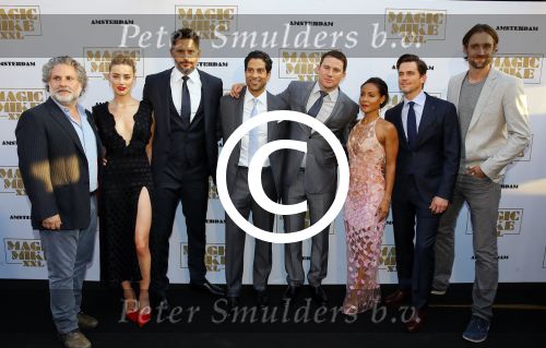 Amsterdam 1 juli 2015
Premiere Magic Mike XXL in Tuschinski in aanwezigheid van de cast met Channing Tatum Matt Bomer Joe Manganiello Adam RodriguezAmber Heard Jada Pinkett Smith en regisseur Gregory Jacobs.