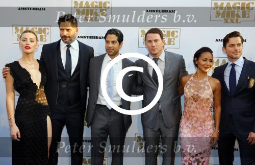 Amsterdam 1 juli 2015
Premiere Magic Mike XXL in Tuschinski in aanwezigheid van de cast met Channing Tatum Matt Bomer Joe Manganiello Adam RodriguezAmber Heard Jada Pinkett Smith en regisseur Gregory Jacobs.