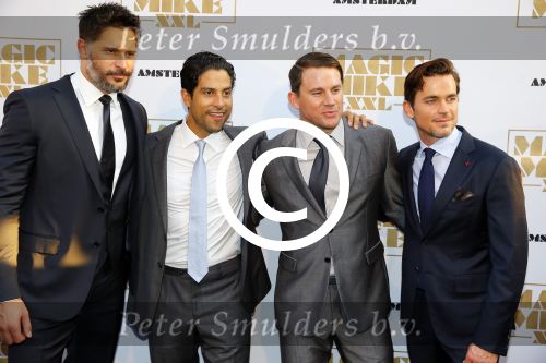 Amsterdam 1 juli 2015
Premiere Magic Mike XXL in Tuschinski in aanwezigheid van de cast met Channing Tatum Matt Bomer Joe Manganiello Adam RodriguezAmber Heard Jada Pinkett Smith en regisseur Gregory Jacobs.