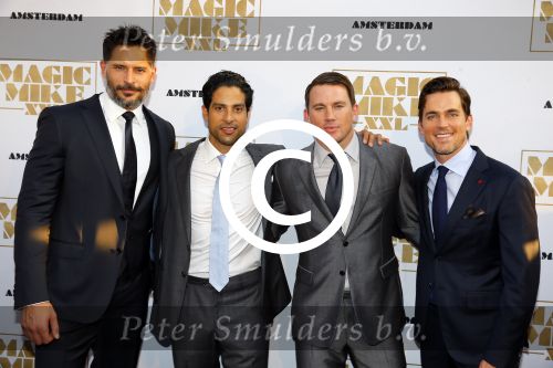 Amsterdam 1 juli 2015
Premiere Magic Mike XXL in Tuschinski in aanwezigheid van de cast met Channing Tatum Matt Bomer Joe Manganiello Adam RodriguezAmber Heard Jada Pinkett Smith en regisseur Gregory Jacobs.