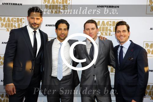 Amsterdam 1 juli 2015
Premiere Magic Mike XXL in Tuschinski in aanwezigheid van de cast met Channing Tatum Matt Bomer Joe Manganiello Adam RodriguezAmber Heard Jada Pinkett Smith en regisseur Gregory Jacobs.