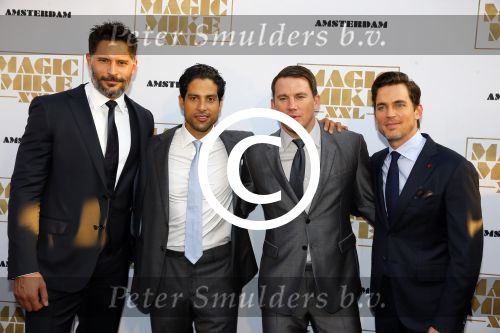 Amsterdam 1 juli 2015
Premiere Magic Mike XXL in Tuschinski in aanwezigheid van de cast met Channing Tatum Matt Bomer Joe Manganiello Adam RodriguezAmber Heard Jada Pinkett Smith en regisseur Gregory Jacobs.