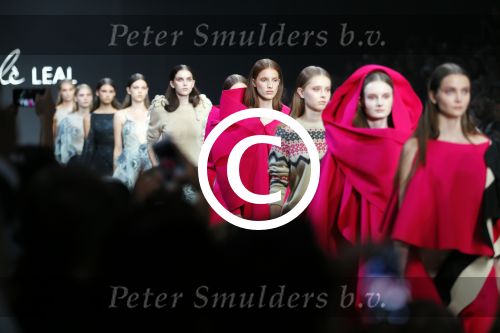 Amsterdam 13 juli 2015Modeshow Maria Cle Leal tijdens de Amsterdam fashion week in aanwezigheid van Doutzen Kroes en Sunnery James.