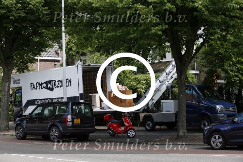 Amsterdam 18 juli 2015
Verhuizers halen spullen uit het huis van Martijn Krabbe.