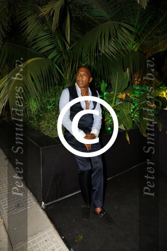 ibiza 7 augustus 2015
Maurice Mobetie (Momo) de ex vriend van Sylvie Meis wordt geintervieuwd voor het duitse blad Gala in zijn club Cavalli ibiza