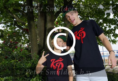 Bunnik 28 juni 2015
Enzo Knol met zijn kleidinglijn. samen met Max Smulders