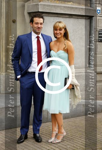 Amsterdam 20 juni 2015 
Trouwen Kimberley Klaver en Bas Schothorst in de Duif in Amsterdam. Melody Klaver met vriend