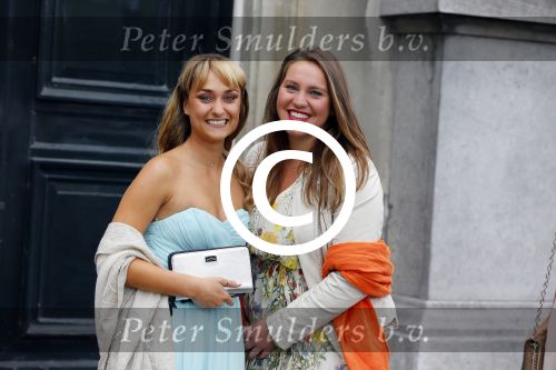 Amsterdam 20 juni 2015 
Trouwen Kimberley Klaver en Bas Schothorst in de Duif in Amsterdam. Melody Klaver met vriend