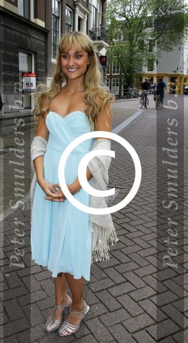 Amsterdam 20 juni 2015 
Trouwen Kimberley Klaver en Bas Schothorst in de Duif in Amsterdam. Melody Patricia en Stephanie Klaver