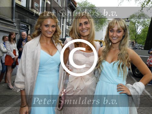 Amsterdam 20 juni 2015 
Trouwen Kimberley Klaver en Bas Schothorst in de Duif in Amsterdam. Melody Patricia en Stephanie Klaver