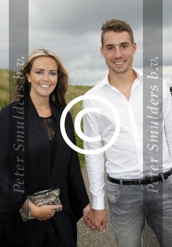 Volendam Katwoude 15 augustus 2015
Trouwen Jaap en Jenny Kwakman. Monique Smit met vriend Martijn