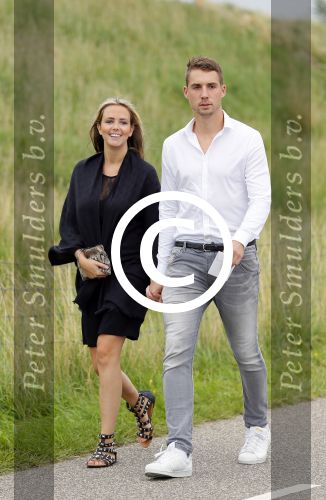 Volendam Katwoude 15 augustus 2015
Trouwen Jaap en Jenny Kwakman. Monique Smit met vriend Martijn