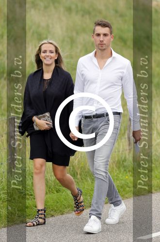 Volendam Katwoude 15 augustus 2015
Trouwen Jaap en Jenny Kwakman. Monique Smit met vriend Martijn