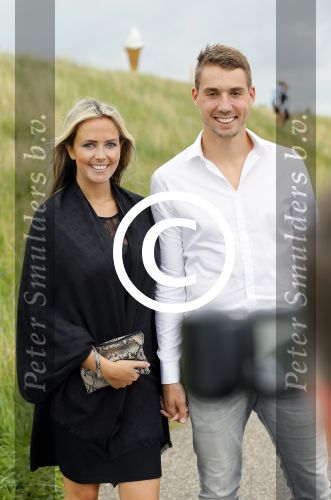 Volendam Katwoude 15 augustus 2015
Trouwen Jaap en Jenny Kwakman. Monique Smit met vriend Martijn