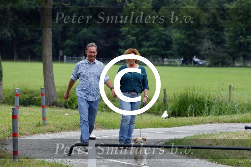 s Gravenland 14 juli 2015
Myrna Goossen laat samen met haar nieuwe vriend Erik Klap de hond uit.