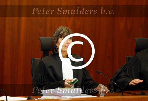 Amsterdam 24 juni 2015 
Rechtzaak Badr Hari inzake Koen Everink in de nieuwe rechtbank (paleis van justitie) in Amsterdam. Zijn advocaat Benedicte Ficq was ook aanwezig. de rechters