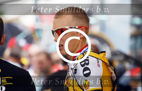 Utrecht 4 juli 2015
Tour de France start met de proloog in Utrecht. Robert Gesink met zijn vrouw