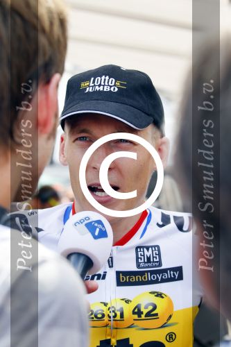 Utrecht 4 juli 2015
Tour de France start met de proloog in Utrecht. Robert Gesink met zijn vrouw