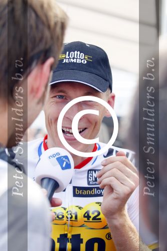 Utrecht 4 juli 2015
Tour de France start met de proloog in Utrecht. Robert Gesink met zijn vrouw