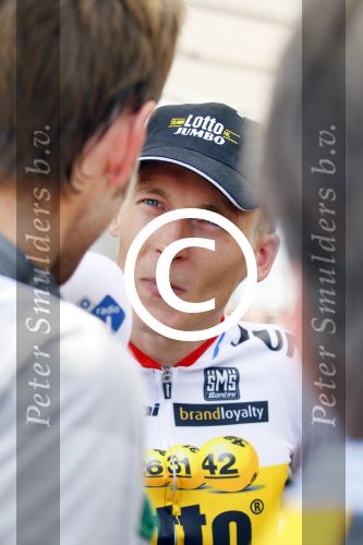 Utrecht 4 juli 2015
Tour de France start met de proloog in Utrecht. Robert Gesink met zijn vrouw