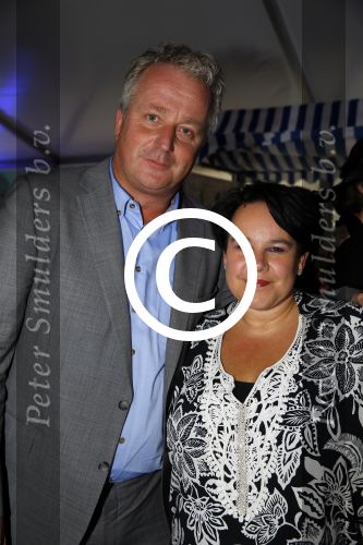 Haarzuilens 17 juni 2015
Haringparty op kasteel de Haar. Sharon Dijksma met man