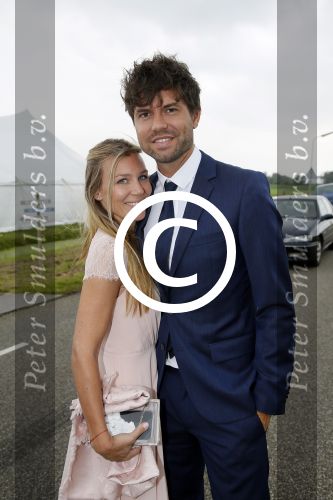 Volendam Katwoude 15 augustus 2015
Trouwen Jaap en Jenny Kwakman. Simon Keizer met zijn vrouw Annemarie